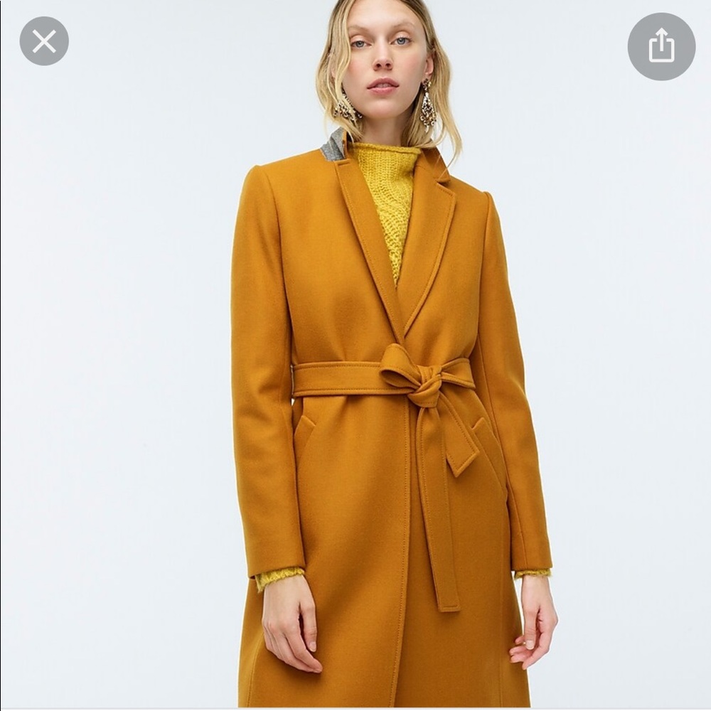 NOT FOR SALE- J.Crew Wrap Coat - Picture 2 of 5